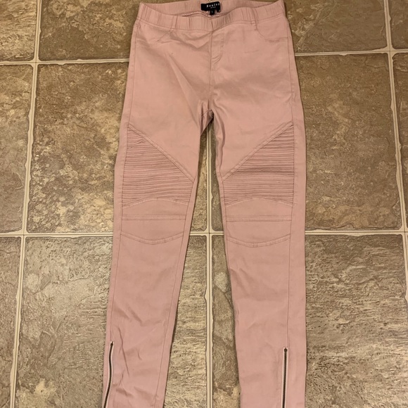 Beulah Pants - Pink, pull on pants.